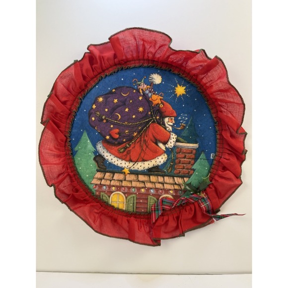 Mary Engelbreit Other - Mary Engelbreit  Believe Christmas Santa Wall Hanging , Vintage country 90's.